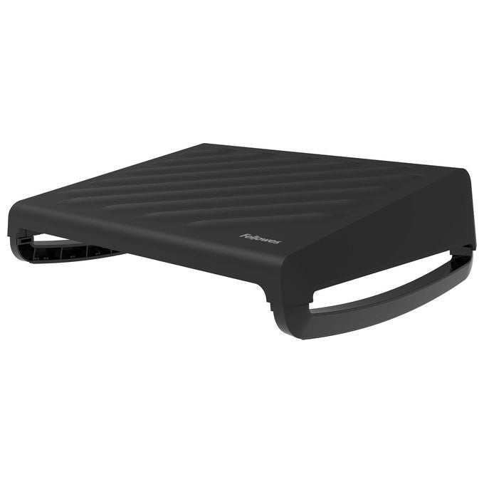 Fellowes 100016562 Breyta Poggiapiedi Regolabile in Altezza con Funzione Dondolo Materiale ABS Riciclato 98% colore Nero