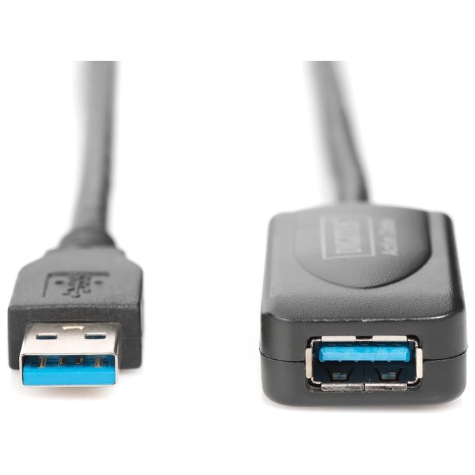 Digitus estensore di linea usb 3.0 maschio-femmina con cavo da mt. 5