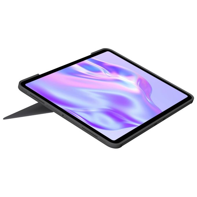 Logitech 920-012666 Combo Touch Custodia con Tastiera per iPad Pro 13'' QWERTY Italiano Smart Connector Trackpad colore Grafite