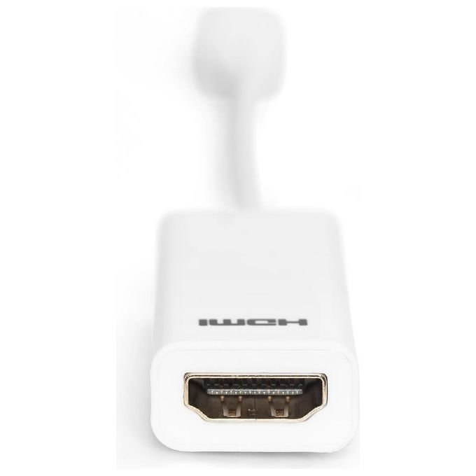 Assmann Electronic AK-340411-001-W Cavo e Adattatore Video 0,15mt Mini DisplayPort HDMI Bianco