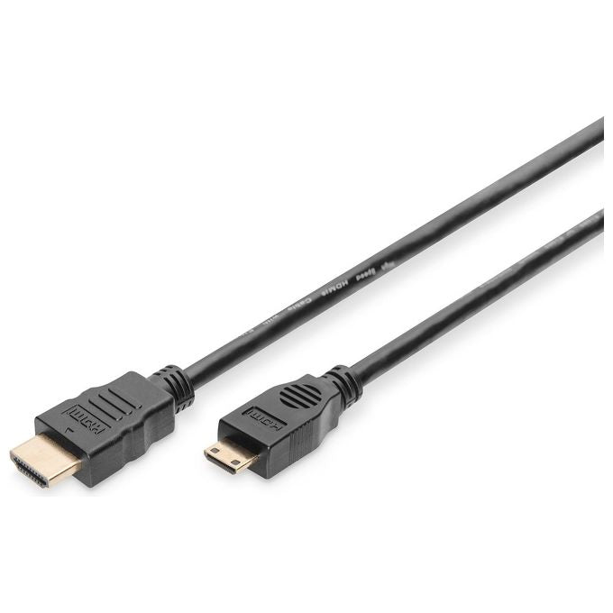 Assmann Electronic AK-330106-030-S Cavo Hdmi 3mt Hdmi Tipo A Hdmi Type C Mini Nero