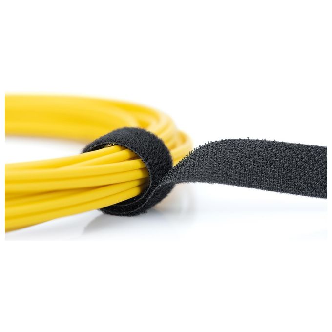 Digitus Rotolo Nastro Velcro Mt 10, Larghezza 15mm.