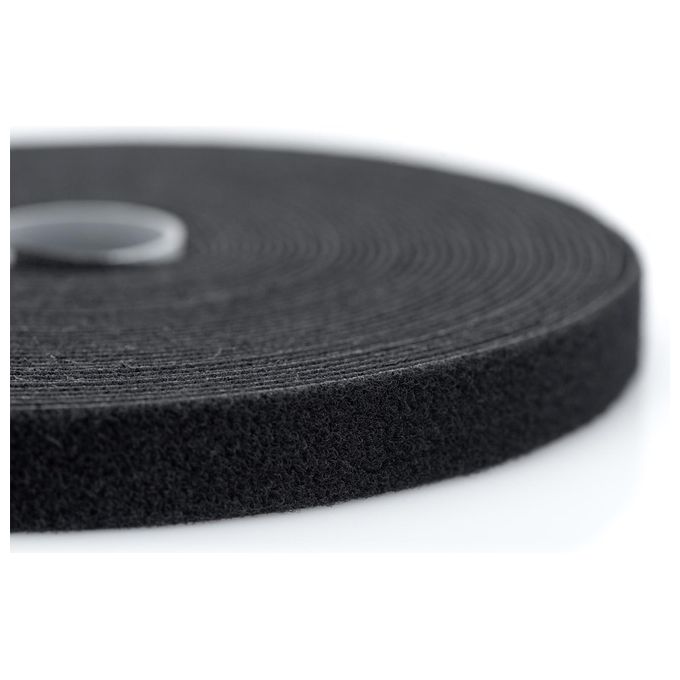 Digitus Rotolo Nastro Velcro Mt 10, Larghezza 15mm.