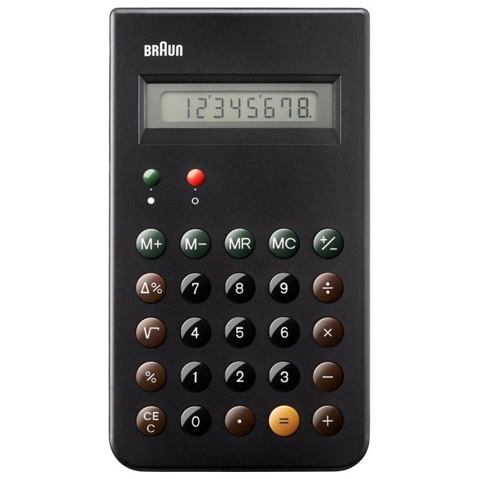 Braun BNE001BK Calcolatrice Tascabile Nero