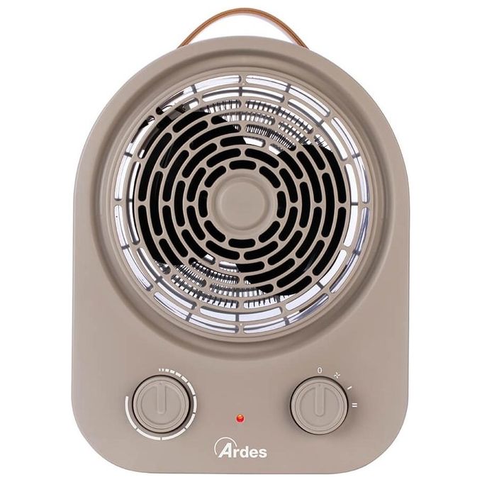 Ardes AR4F17 Termoventilatore Riscaldante 2 Potenze Termostato Temperatura Ambiente Scaldino Elettrico Elegante Compatto Portatile con LED On-Off