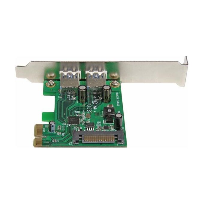 StarTech Adattatore scheda SuperSpeed USB 3.0 con 2 porte PCI Express (PCIe) con UASP - Alimentazione SATA