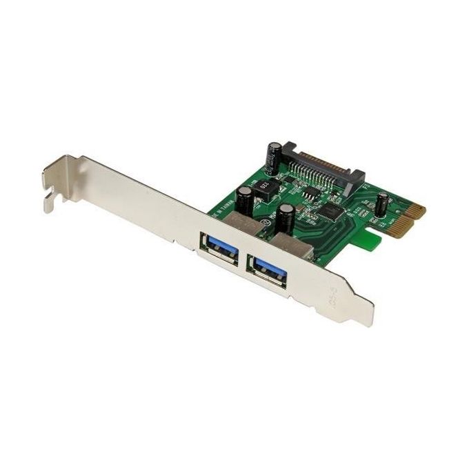 StarTech Adattatore scheda SuperSpeed USB 3.0 con 2 porte PCI Express (PCIe) con UASP - Alimentazione SATA