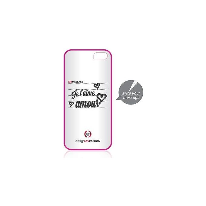 Cover MESSAGE FUCSIA iPhone SE-5S-5
