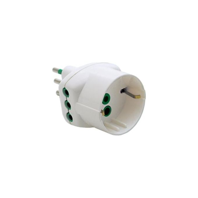 Fme.adattatore 2prese+schuko  10a  82210