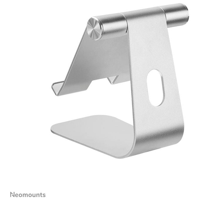 Neomounts DS15-050SL1 Supporto per Tablet Universale fino a 11'' Inclinazione Regolabile 0 - 90° Gestione Cavi Colore Argento