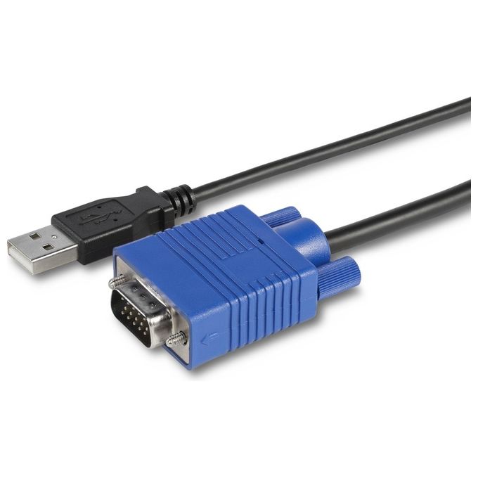 Adattatore crash cart portatile console KVM a USB 2.0 del laptop con trasferimento di file e Acquisizione Video