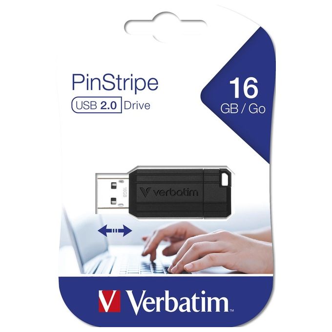 Verbatim Memory Usb - 16gb - Pin Stripe
