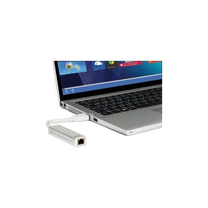 Hamlet Adattatore Lan 10-100-giga Usb 2.0