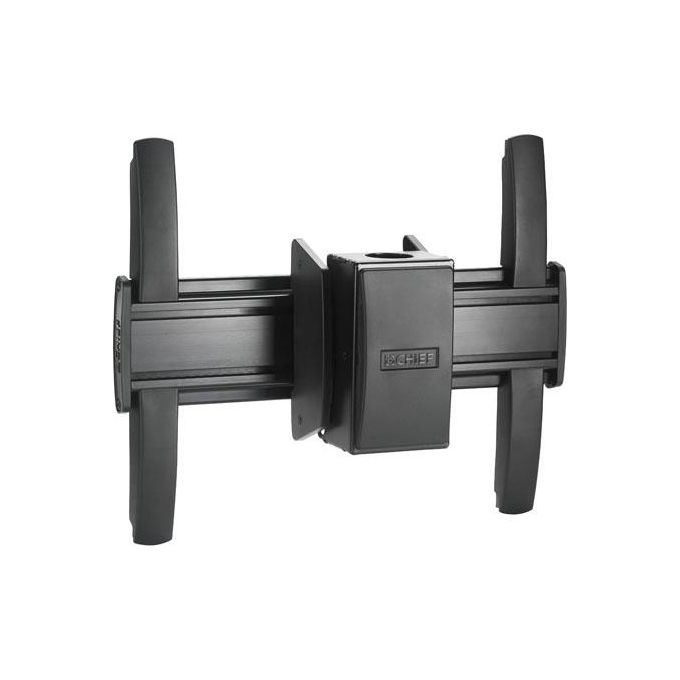 Chief MCM1U Supporto da Soffitto Universale per Display 32'' fino a 60'' Inclinabile VESA 200x100 fino a 400x400 Portata 56.7 Kg colore Nero