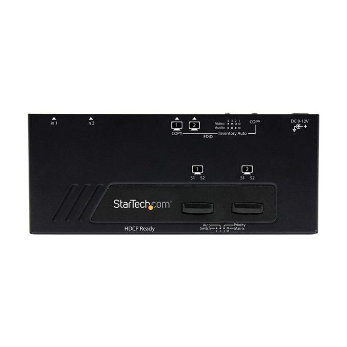 StarTech Switch matrice HDMI 2x2 con commutazione automatica e prioritaria 1080p