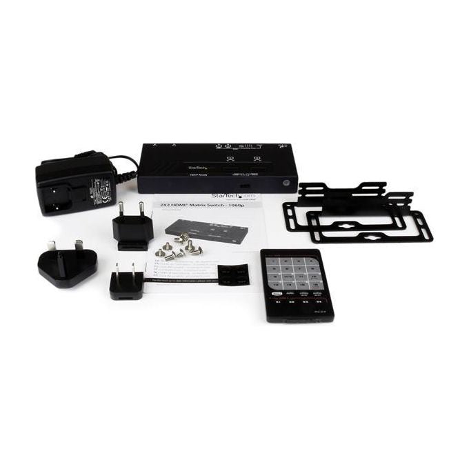 StarTech Switch matrice HDMI 2x2 con commutazione automatica e prioritaria 1080p