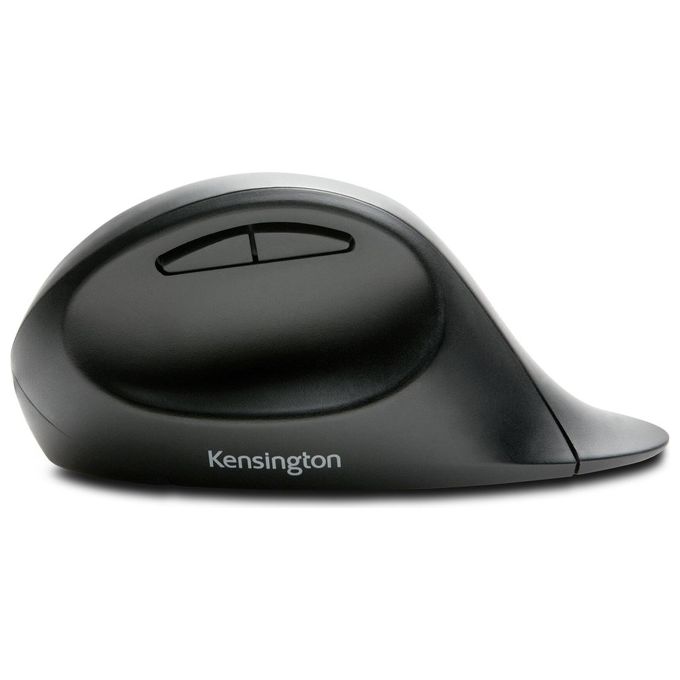 Kensington K75404EU Mouse Pro Fit Ergo wireless 6 pulsanti DPI regolabili 800 1200 1600 connessione wireless 2.4 GHz e Bluetooth colore Nero