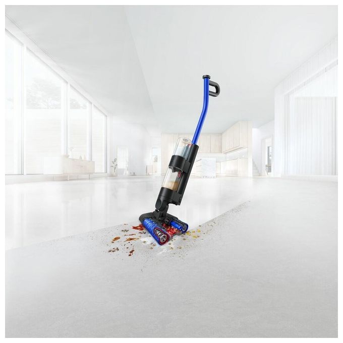 Dyson WR01 Wash G1 Aspirapolvere Lavapavimenti a Batteria Senza Sacco 1 L autonomia 35 min display LCD colore Nero Blu