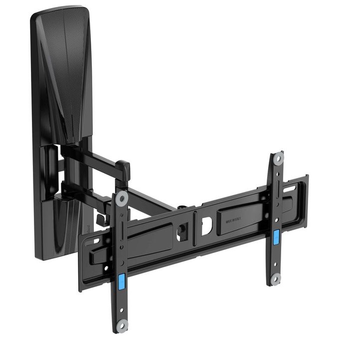Meliconi 480879 Extra XDR200400 CG Staffa TV Parete Doppio Braccio 32'' 65'' VESA 200 300 400 Portata 30 Kg colore Nero