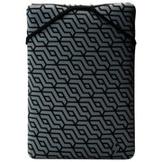 HP Protective Reversibile Sleeve per Notebook fino a 15.6'' Design Reversibile Geometrico-Nero