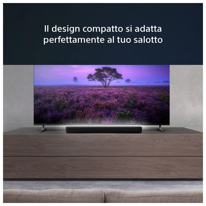 Sony HT-S2000 Soundbar Dolby Atmos 3.1 canali, subwoofer integrato, nero