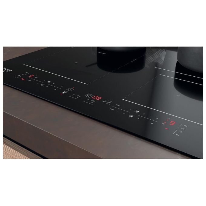 Hotpoint HB 3160C NE Piano cottura a induzione 59 cm 4 zone Flexi Duo Touch 7200 W colore Nero