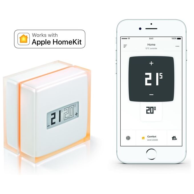 Netatmo termostato per smartphone e tablet per la gestione della temperatura da remoto con sistemi di alta tecnologia