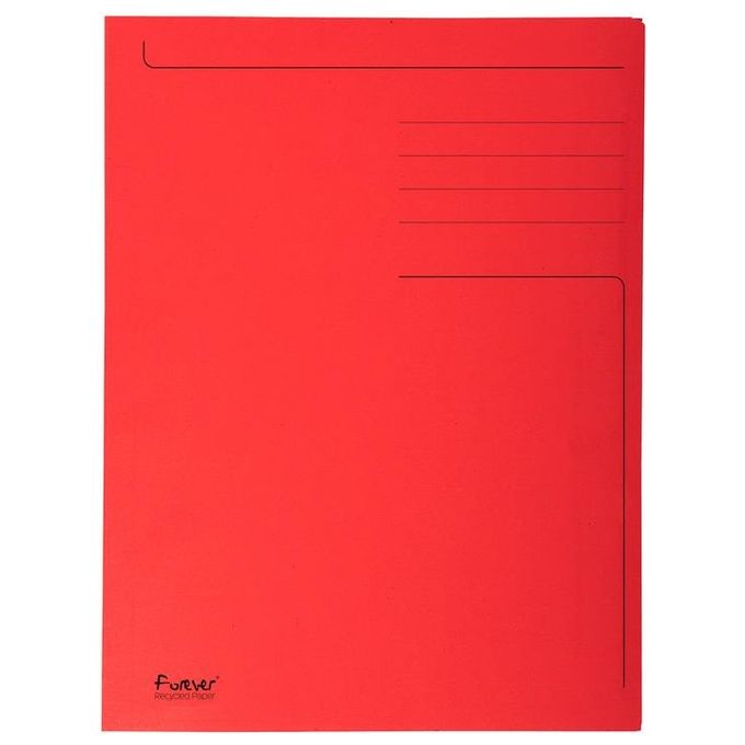 Exacompta Confezione da 50 Foldyne 300 Rosso