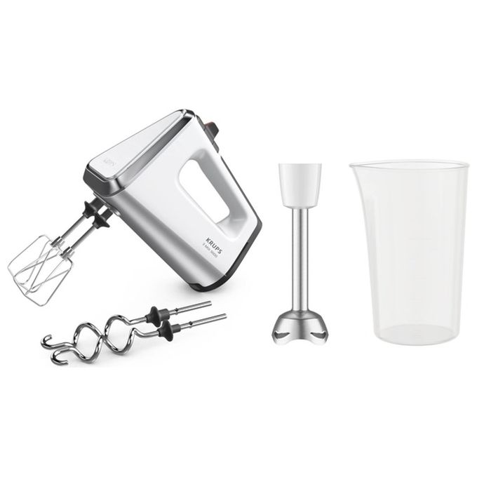 KRUPS GN9121 3Mix 9000 Frullatore ad immersione 750 W 3 velocita' Turbo Acciaio inox colore Bianco-Silver