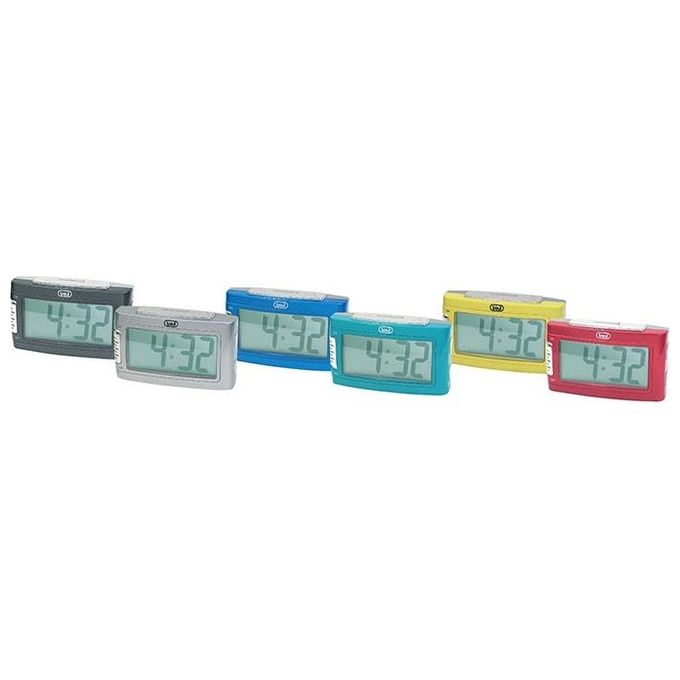 Trevi SLD 3062 Orologio-sveglia Digitale Ampio Display, Colori Assortiti