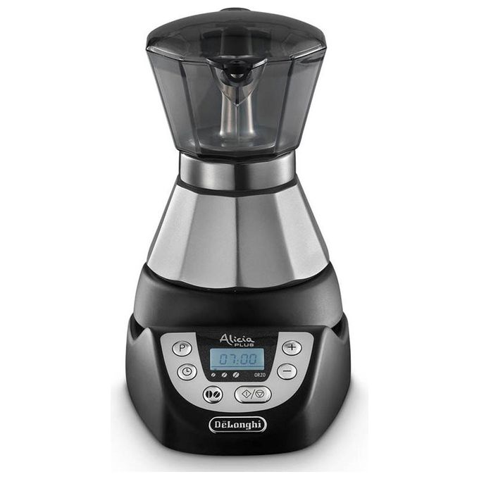 DeLonghi Alicia 1-2 Tazze EMKP21 Moka Elettrica Nero-Argento