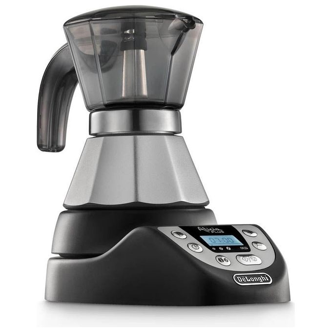 DeLonghi Alicia 1-2 Tazze EMKP21 Moka Elettrica Nero-Argento