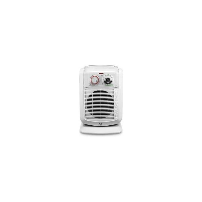 De Longhi HBC3052T Caldobagno Termoventilatore 2200W 3 Livelli di Potenza Timer 24h IP21 Antigelo colore Bianco