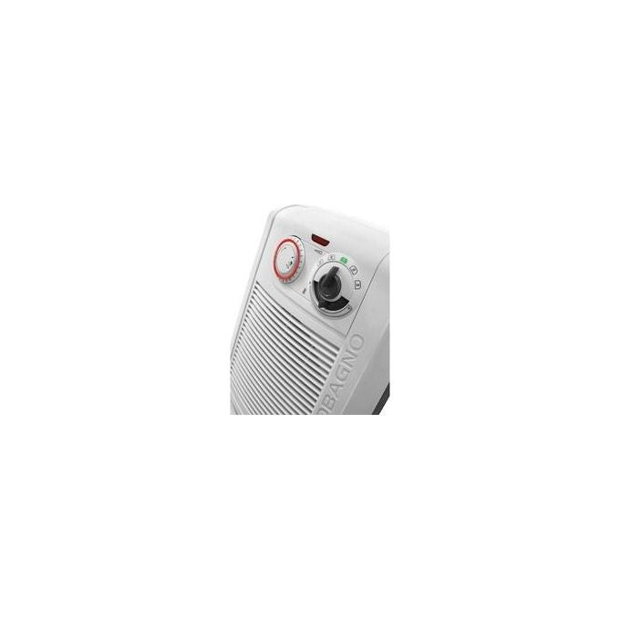 De Longhi HBC3052T Caldobagno Termoventilatore 2200W 3 Livelli di Potenza Timer 24h IP21 Antigelo colore Bianco