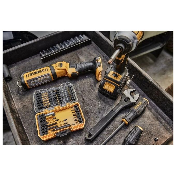 DEWALT DCF850NT-XJ Avvitatore ad impulsi 18V Brushless 3 velocita' 205 Nm attacco 1-4 pollici colore Nero e Giallo
