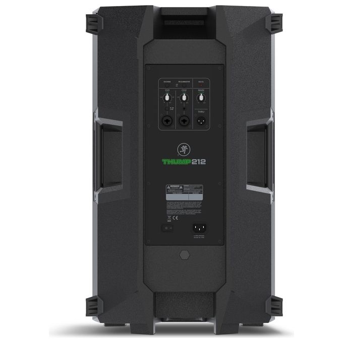 MACKIE 2053483-01 Thump212 Cassa Attiva 12'' 1400 W con Eliminatore di Feedback e Music Ducking colore Nero