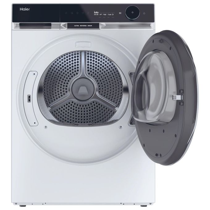 Haier HD90-A3Q397U1 X Serie 11 Asciugatrice Pompa di Calore 9 Kg Classe C Wi-Fi Inverter I-Refresh Pro (84x59x70 cm) colore Bianco