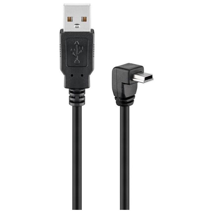 Wentronic 10449 Cavo Usb Mini Usb 90 Gradi Maschio 1,80mt