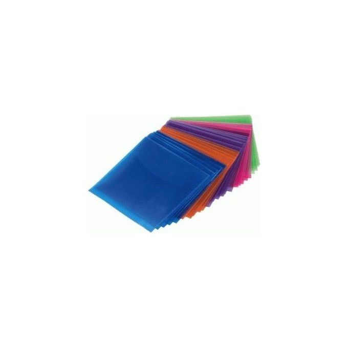 Hama 00051067 Custodie Porta CD DVD Blu Ray 50 Pezzi in Polipropilene Antistatico colore Multicolore