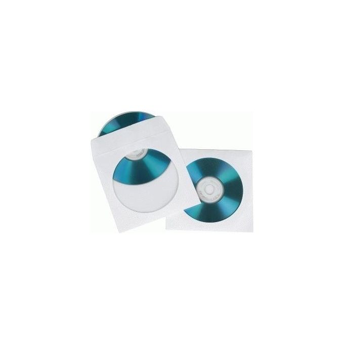Hama CD-ROM Bustine di Carta Bianche 50 Pezzi