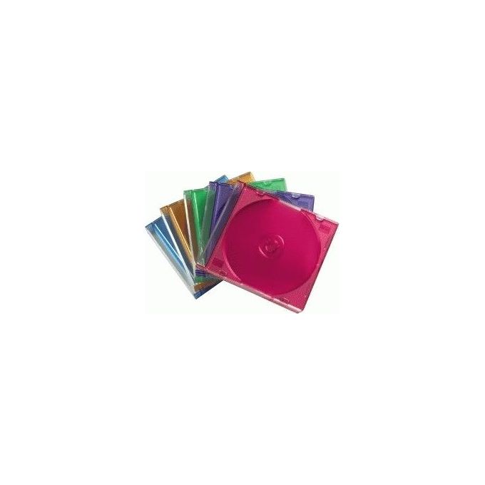 Hama Custodie CD Slim Box Colorato 25 Pezzi