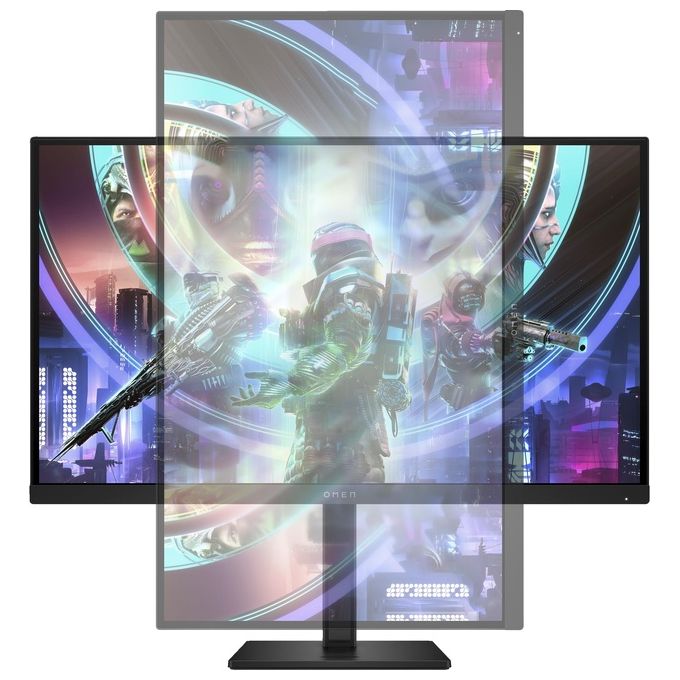 HP 780J4E9#ABB OMEN Monitor da gaming 27'' QHD 240 Hz 1 ms IPS NVIDIA G-SYNC Compatible AMD FreeSync Premium colore Nero