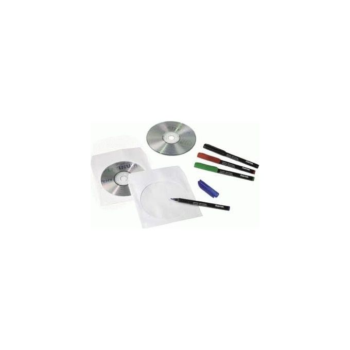Hama Custodie in Carta per Cd-Dvd Confezione da 25 Bianco