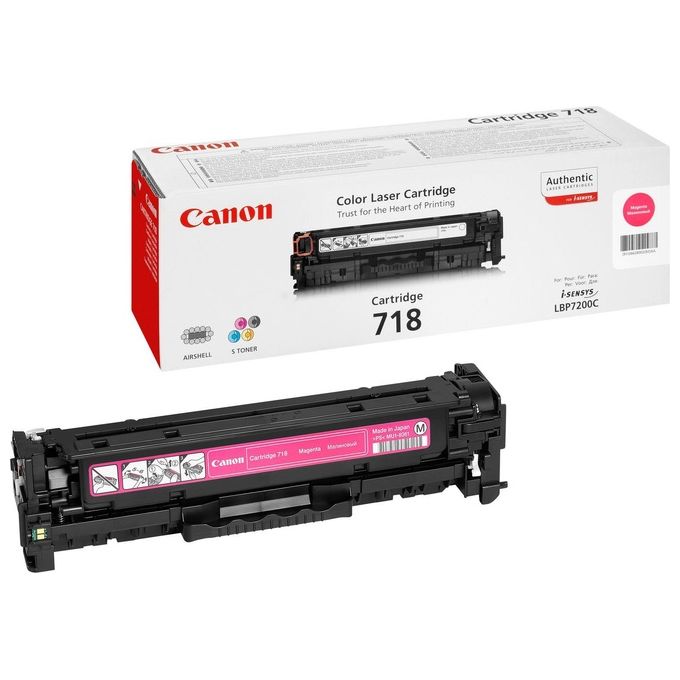 Canon Toner 718 M Magenta 2900 Pagine Lbp7200cdn, 8330cdn, Mf8350cdn