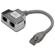 Digitus sdoppiatore schermato per cat. 5e per 2 linee rj45 (dn-93904)
