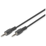 Digitus Cavo Stereo Jack 3.5mm Prolunga Scheda Audio per Cuffie-Casse Maschio-Maschio 2.5mt