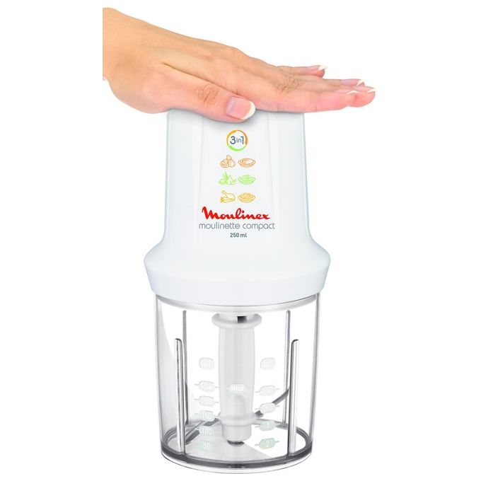 Moulinex DJ300110 Moulinette Compact Tritatutto 270W Bianco