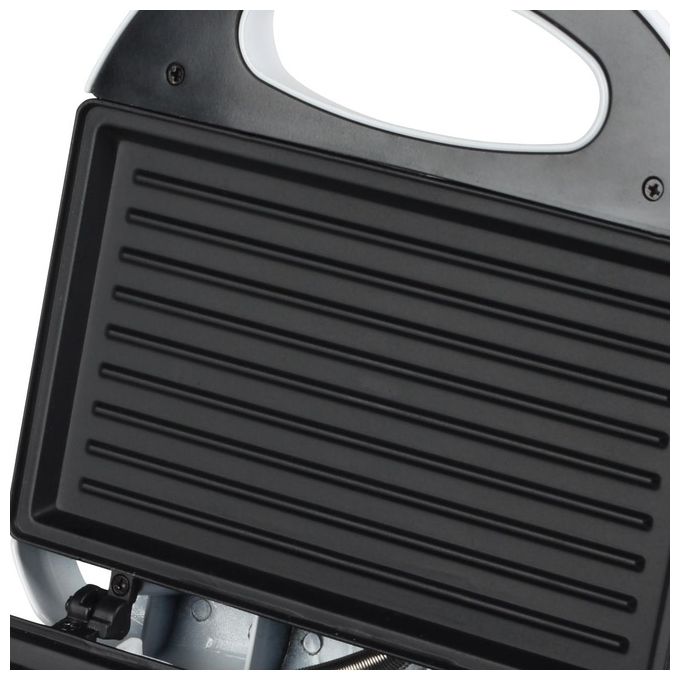 Tristar SA-3050 Tostiera 750W Spegnimento Automatico Coperchio con Blocco di Sicurezza Bianco