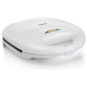 Tristar SA-3050 Tostiera 750W Spegnimento Automatico Coperchio con Blocco di Sicurezza Bianco