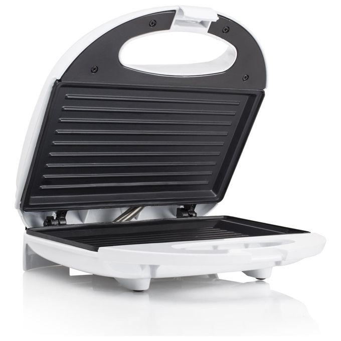 Tristar SA-3050 Tostiera 750W Spegnimento Automatico Coperchio con Blocco di Sicurezza Bianco